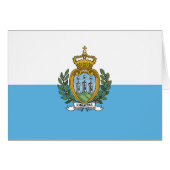 Flagge San Marino (Vorderseite (Horizontal))