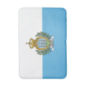 Flagge San Marino Badematte (Vorderseite Vertikal)