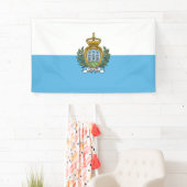 Flagge San Marino Banner (Insitu)