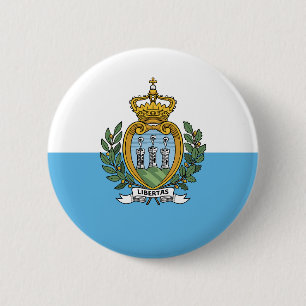 Flagge San Marino Button