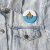 Flagge San Marino Button (Beispiel)