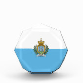 Flagge San Marino Fotoblock (Vorderseite)