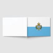 Flagge San Marino Gästebuch (Voll)