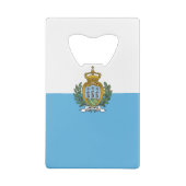 Flagge San Marino Geldbeutel Flaschenöffner (Rückseite)