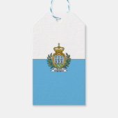 Flagge San Marino Geschenkanhänger (Vorderseite)