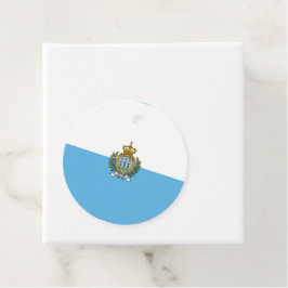 Flagge San Marino Geschenkanhänger