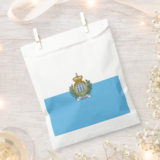 Flagge San Marino Geschenktütchen (Ausgeschnitten)