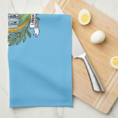 Flagge San Marino Geschirrtuch (Viertel Falte)