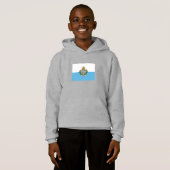 Flagge San Marino Hoodie (Vorne ganz)