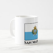 Flagge San Marino Kaffeetasse (Vorderseite Links)