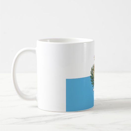 Flagge San Marino Kaffeetasse (Links)