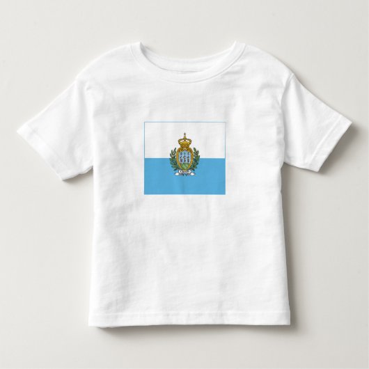 Flagge San Marino Kleinkind T-shirt (Vorderseite)