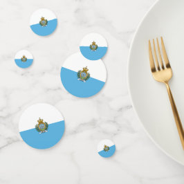 Flagge San Marino Konfetti