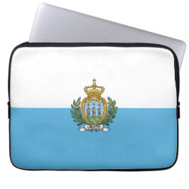 Flagge San Marino Laptopschutzhülle