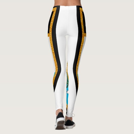 Flagge San Marino Leggings (Rückseite)