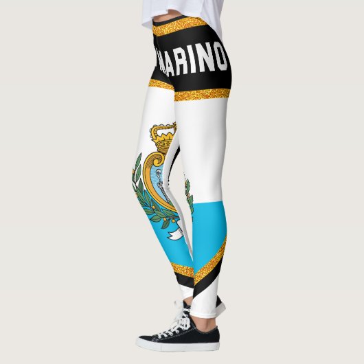 Flagge San Marino Leggings (Links)