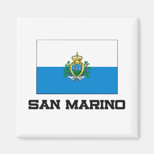 Flagge San Marino Magnet (Vorne)