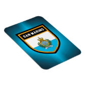 Flagge San Marino Magnet (Rechte Seite)