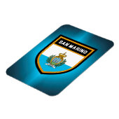 Flagge San Marino Magnet (Linke Seite)