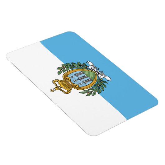 Flagge San Marino Magnet (Rechte Seite)