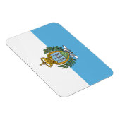 Flagge San Marino Magnet (Rechte Seite)