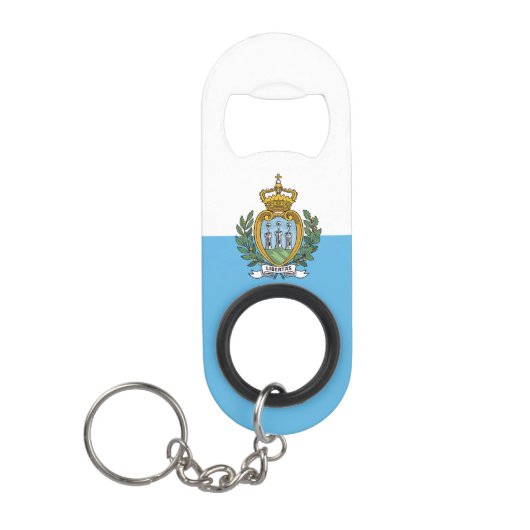 Flagge San Marino Mini Flaschenöffner (Vorderseite)