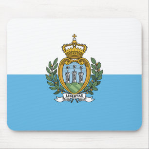 Flagge San Marino Mousepad