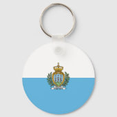 Flagge San Marino Schlüsselanhänger (Vorderseite)