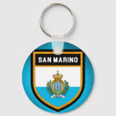 Flagge San Marino Schlüsselanhänger (Vorderseite)