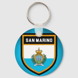 Flagge San Marino Schlüsselanhänger