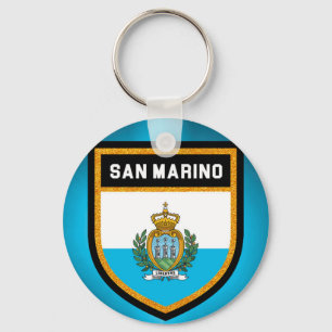 Flagge San Marino Schlüsselanhänger