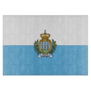 Flagge San Marino Schneidebrett
