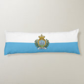 Flagge San Marino Seitenschläferkissen (Rückseite)