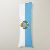 Flagge San Marino Seitenschläferkissen (Vorderseite Vertikal)