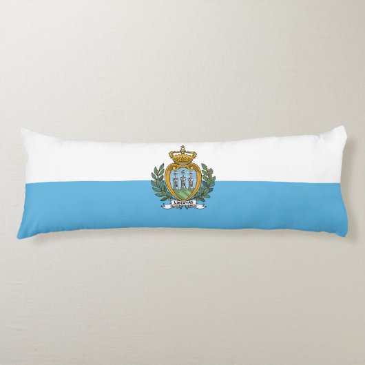 Flagge San Marino Seitenschläferkissen (Vorderseite)