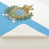 Flagge San Marino Sherpadecke (3/4)