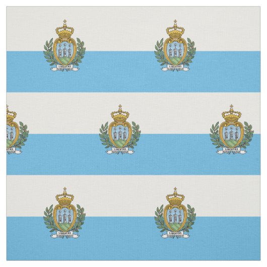 Flagge San Marino Stoff (Muster)