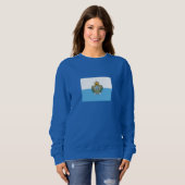 Flagge San Marino Sweatshirt (Vorne ganz)