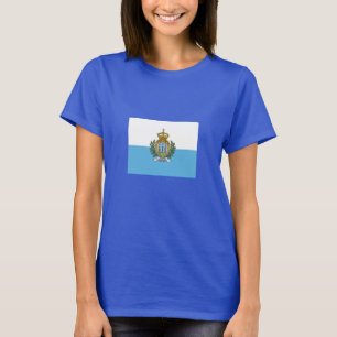 Flagge San Marino T-Shirt