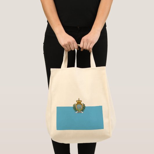 Flagge San Marino Tragetasche (Vorderseite (Produkt))