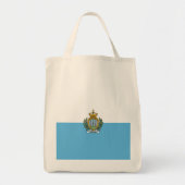 Flagge San Marino Tragetasche (Vorne)