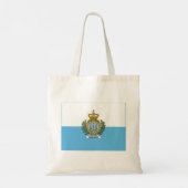 Flagge San Marino Tragetasche (Rückseite)