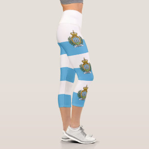 Flagge San Marinos Capri Leggings