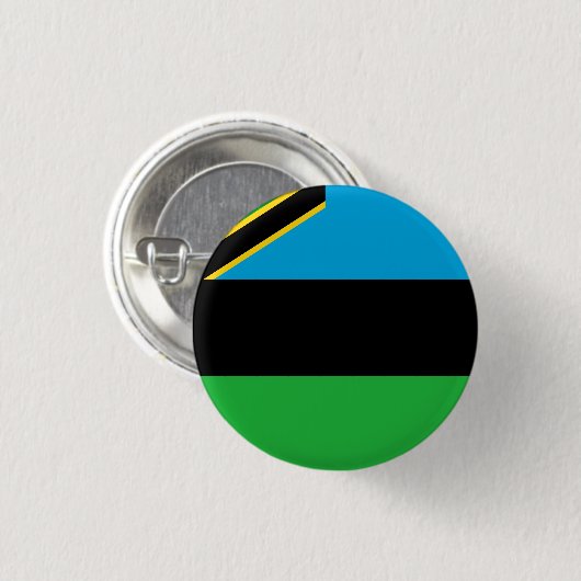 Flagge Sansibars Button (Vorne & Hinten)