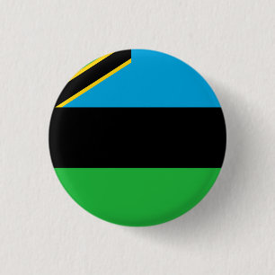 Flagge Sansibars Button