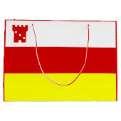 Flagge Santa Barbara, Kalifornien Große Geschenkta Große Geschenktüte (Rückseite)