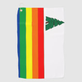 Flagge Santa Cruz (Kalifornien) Landkreis Golfhandtuch (Vorderseite)