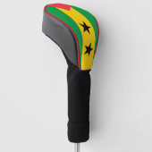 Flagge São Tomé und Príncipe Golf Headcover (angewinkelt)