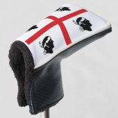 Flagge Sardiniens (Italien) Golf Headcover (3/4 Vorderseite)