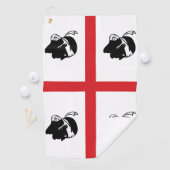 Flagge Sardiniens (Italien) Golfhandtuch (Insitu)